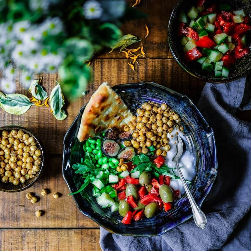 Photo of a beautiful arranged food