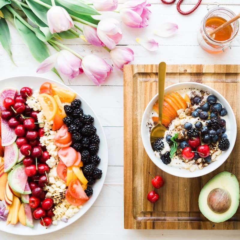 Photo of a beautiful arranged food